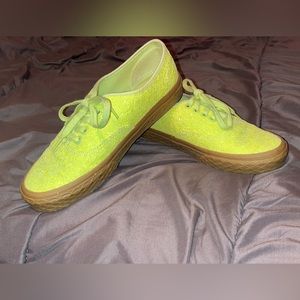 Vans glittery shoes